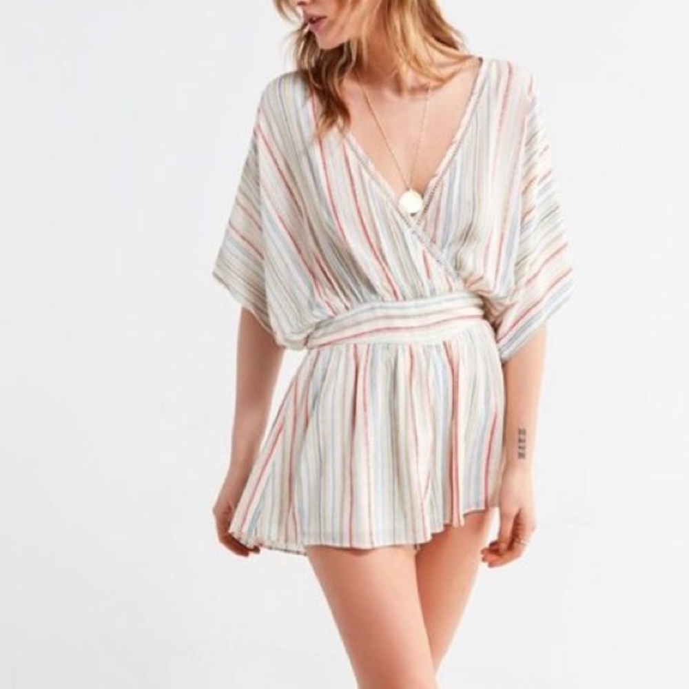 Urban Outfitters Moonstruck Surplice Romper M